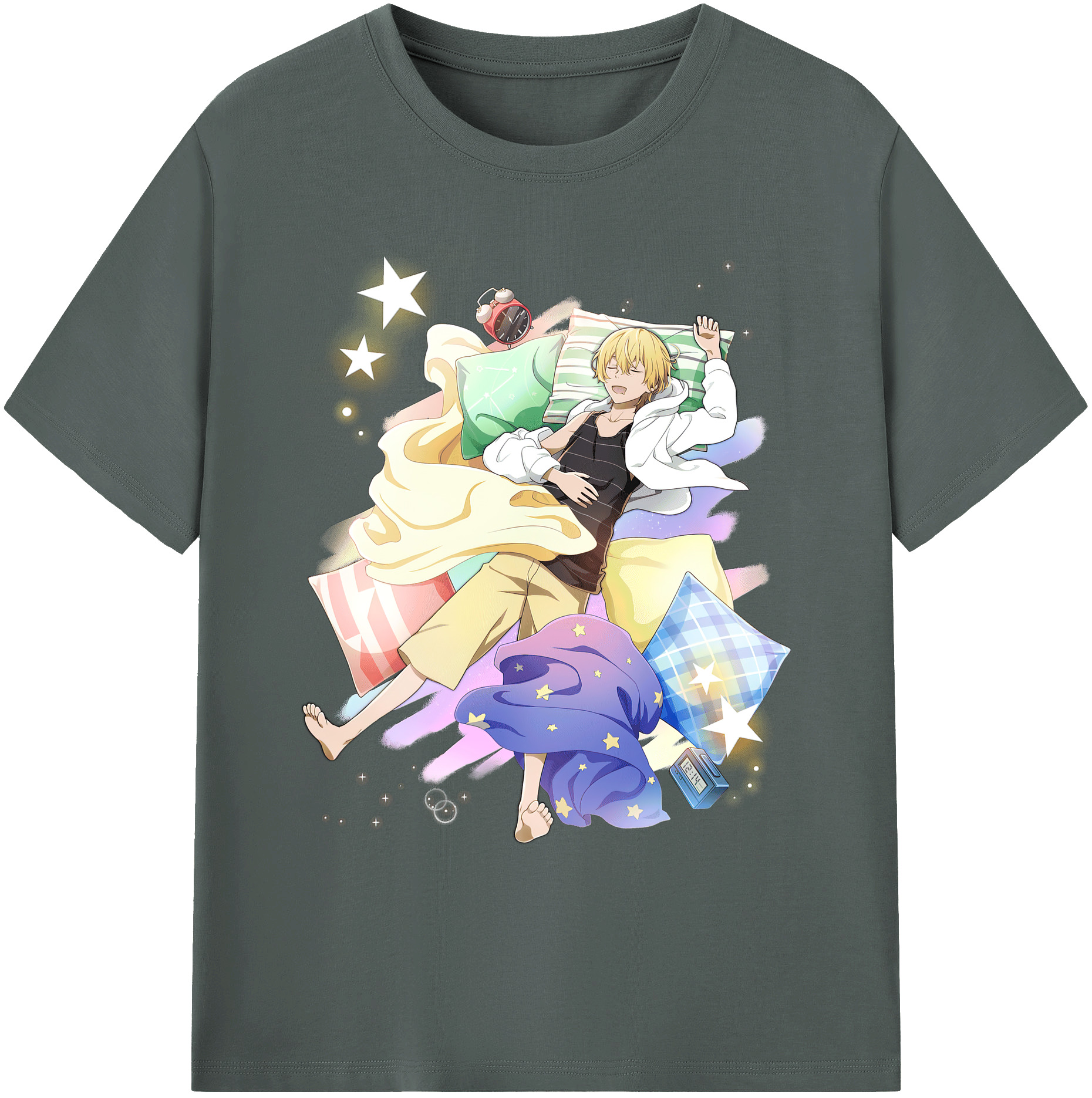 （画像用） 文豪ストレイドッグス Bungo Stray Dogs 綿100％ メンズ半袖Tシャツ｜肌触りやわらか＆通気性